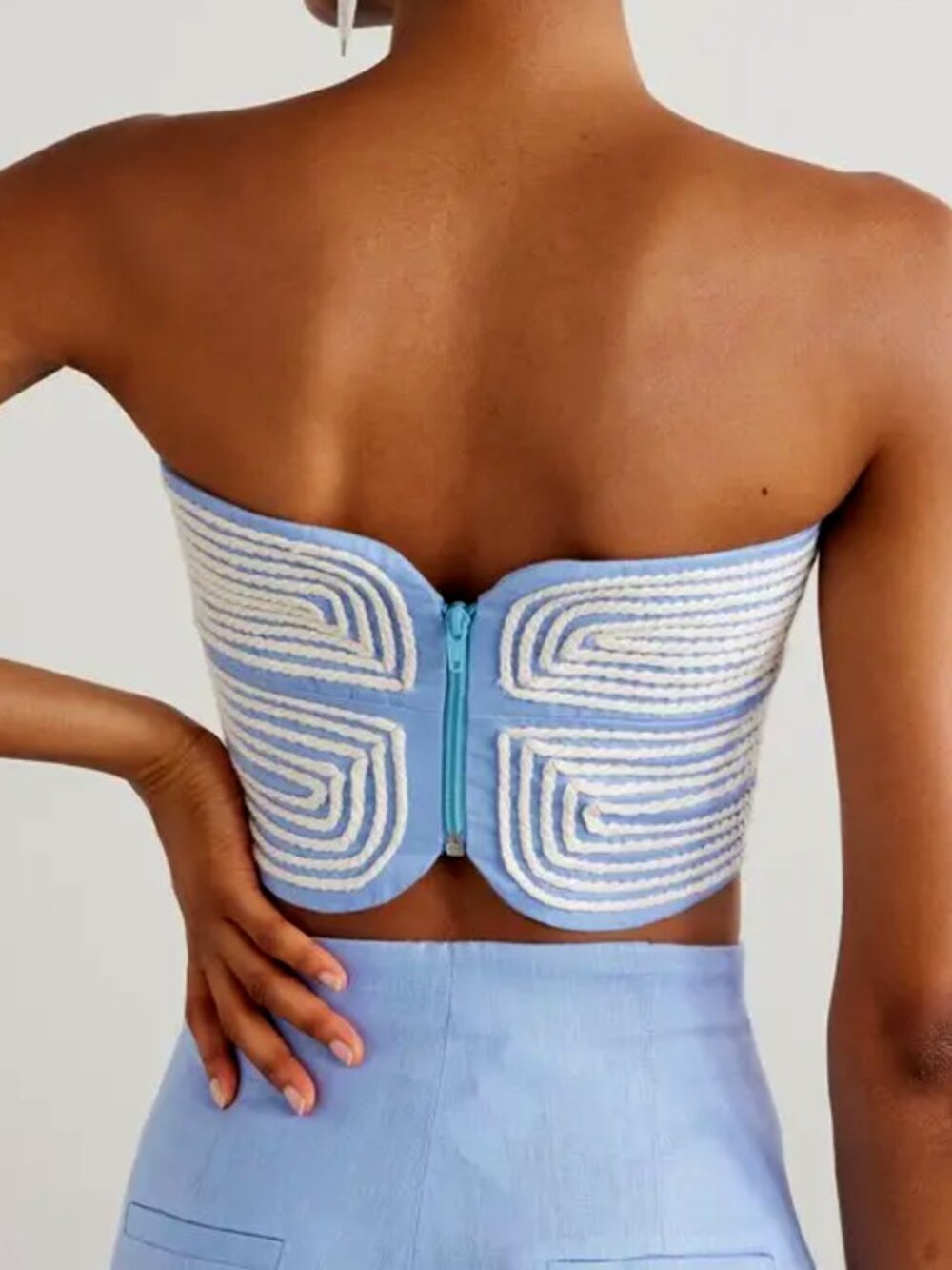 Andrés Otálora Baia Bustier Top - Picture 3 of 6